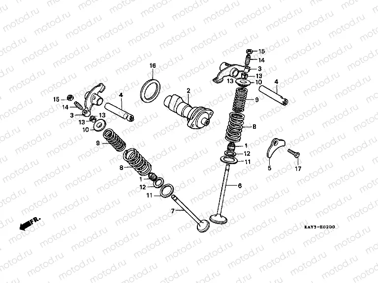 E-2 CAMSHAFT / VALVE