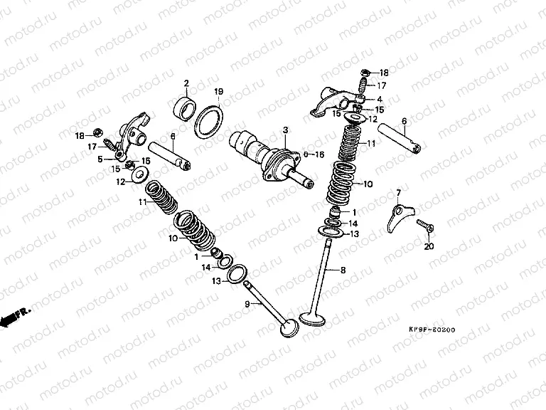 E-2 CAMSHAFT / VALVE