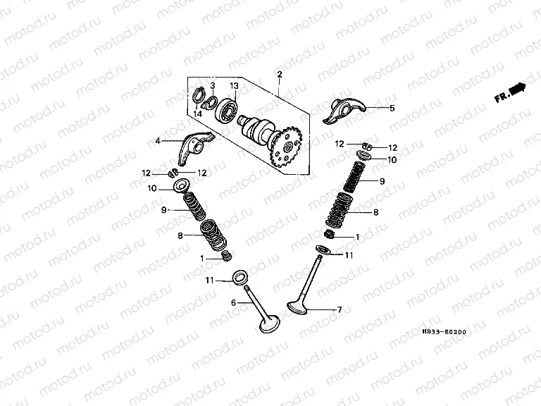E-2 CAMSHAFT / VALVE