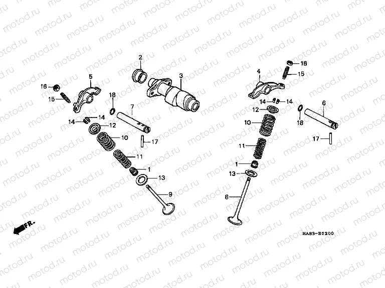 E-2 CAMSHAFT / VALVE