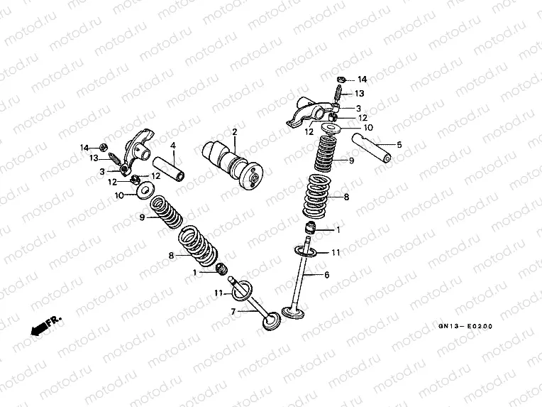 E-2 CAMSHAFT / VALVE