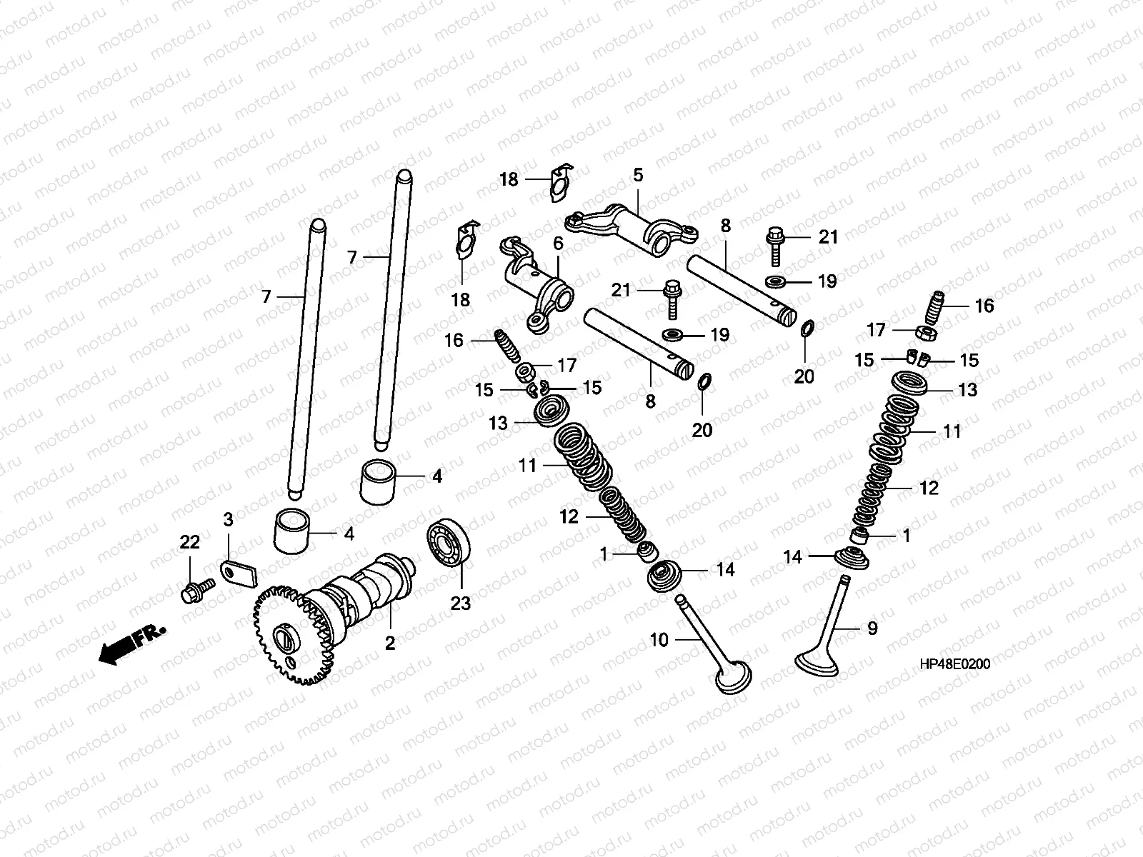 E-2 CAMSHAFT/VALVE
