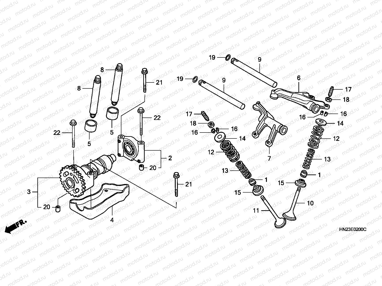 E-2 CAMSHAFT/VALVE