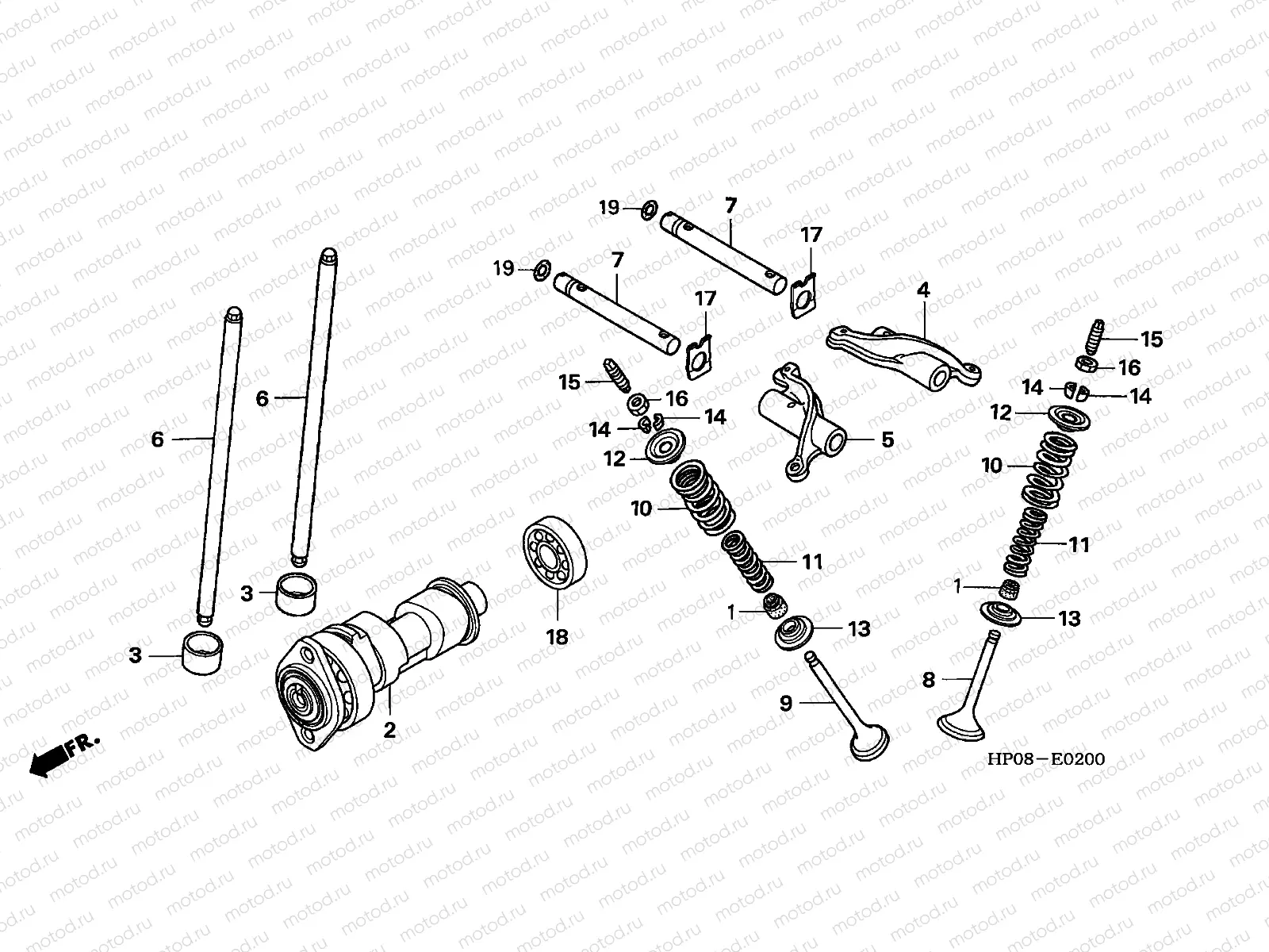 E-2 CAMSHAFT/VALVE