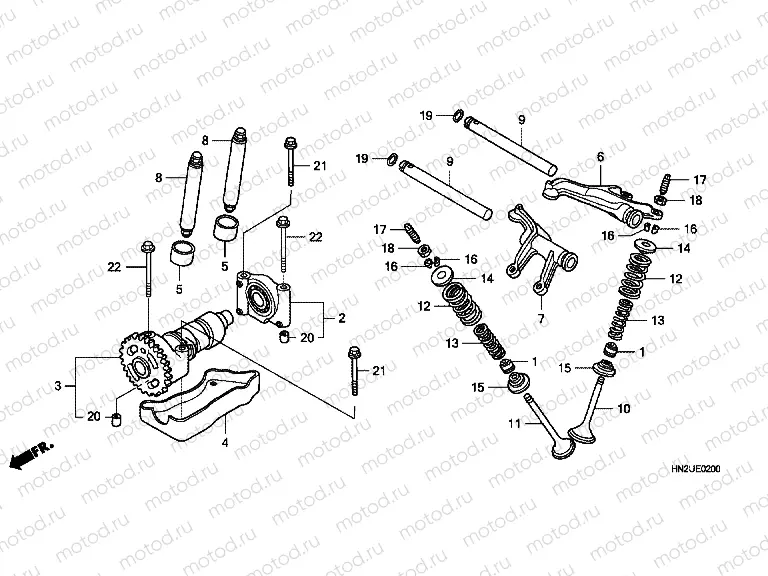 E-2 CAMSHAFT/VALVE