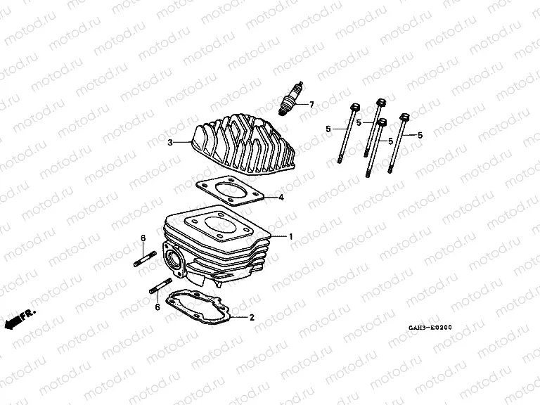 E-2 CYLINDER / CYLINDER HEAD