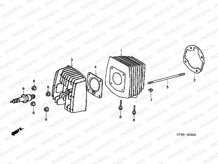 E-2 CYLINDER / CYLINDER HEAD