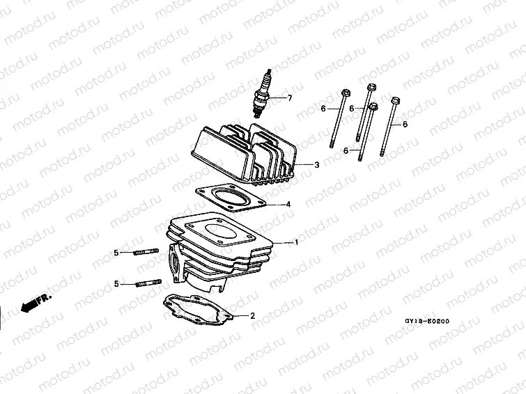E-2 CYLINDER / CYLINDER HEAD