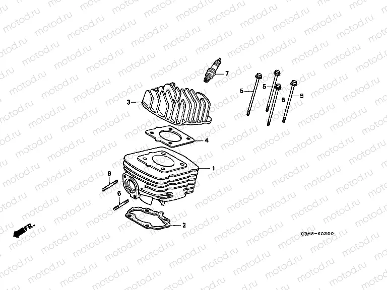 E-2 CYLINDER / CYLINDER HEAD