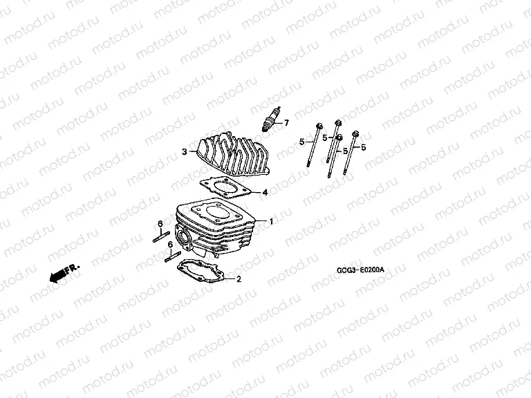 E-2 CYLINDER / CYLINDER HEAD