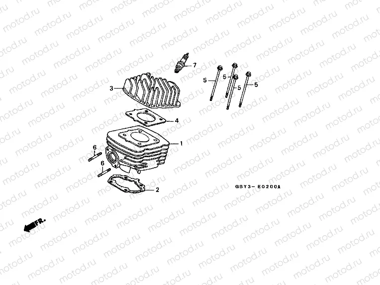 E-2 CYLINDER / CYLINDER HEAD