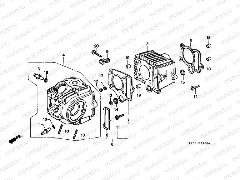 E-2 CYLINDER / CYLINDER HEAD