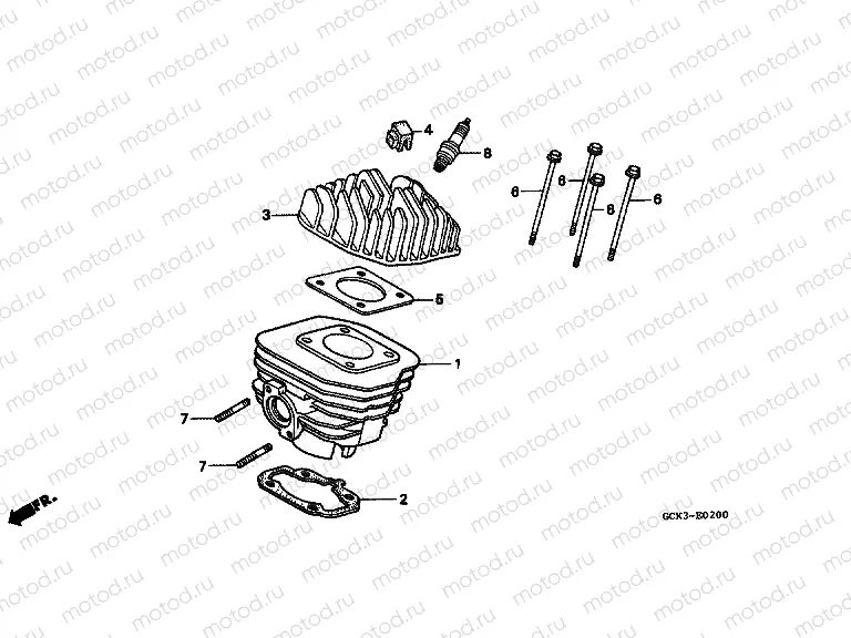 E-2 CYLINDER / CYLINDER HEAD