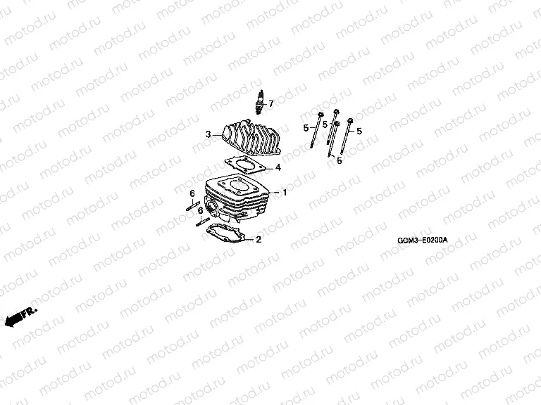 E-2 CYLINDER / CYLINDER HEAD