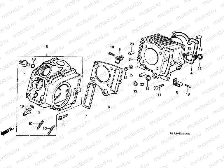 E-2 CYLINDER / CYLINDER HEAD