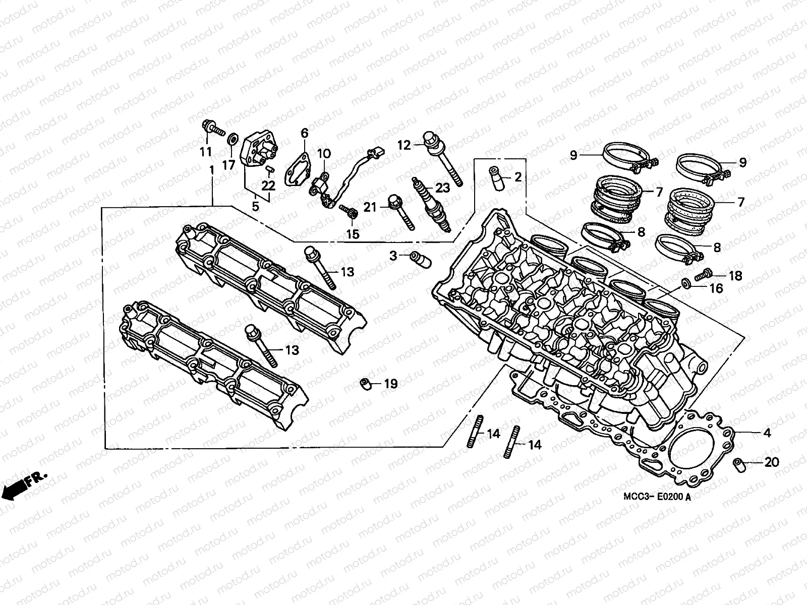 E-2 CYLINDER HEAD