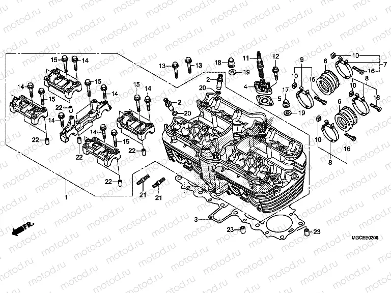 E-2 CYLINDER HEAD