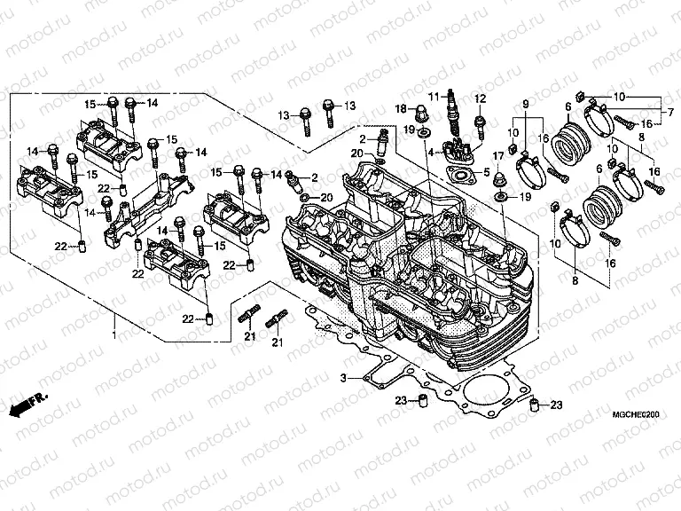 E-2 CYLINDER HEAD