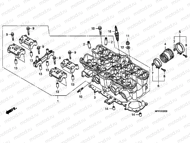 E-2 CYLINDER HEAD