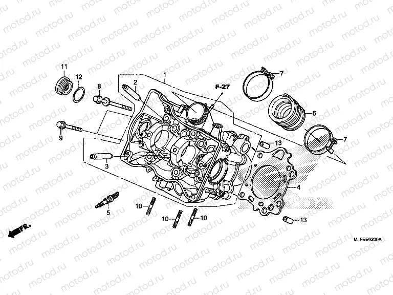 E-2 CYLINDER HEAD