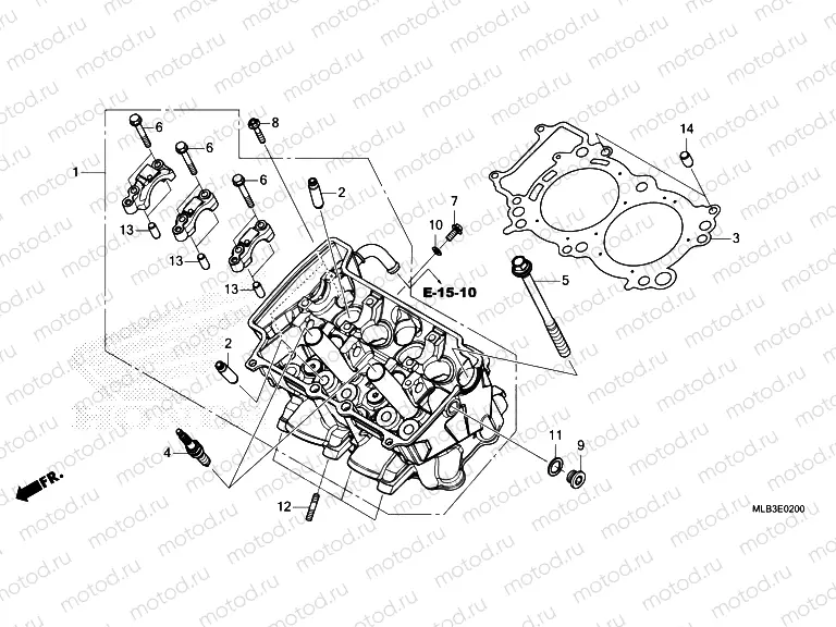 E-2 CYLINDER HEAD