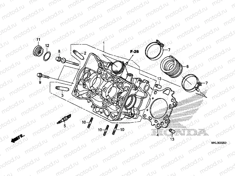 E-2 CYLINDER HEAD