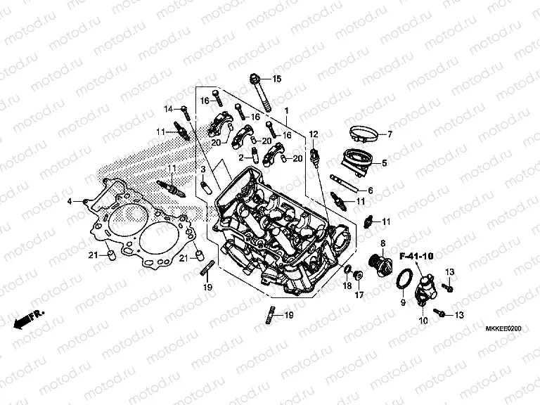 E-2 CYLINDER HEAD