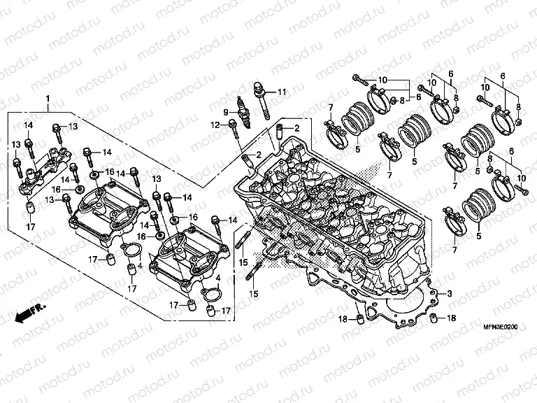 E-2 CYLINDER HEAD