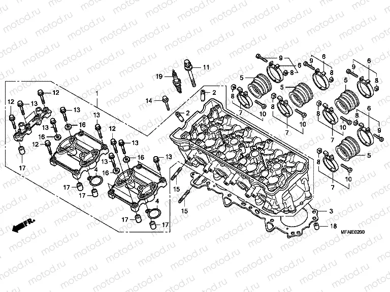 E-2 CYLINDER HEAD