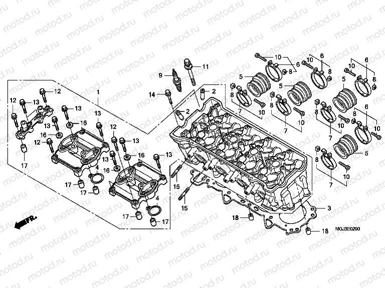 E-2 CYLINDER HEAD