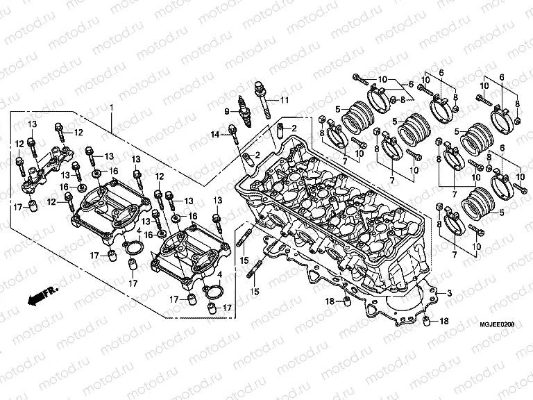 E-2 CYLINDER HEAD