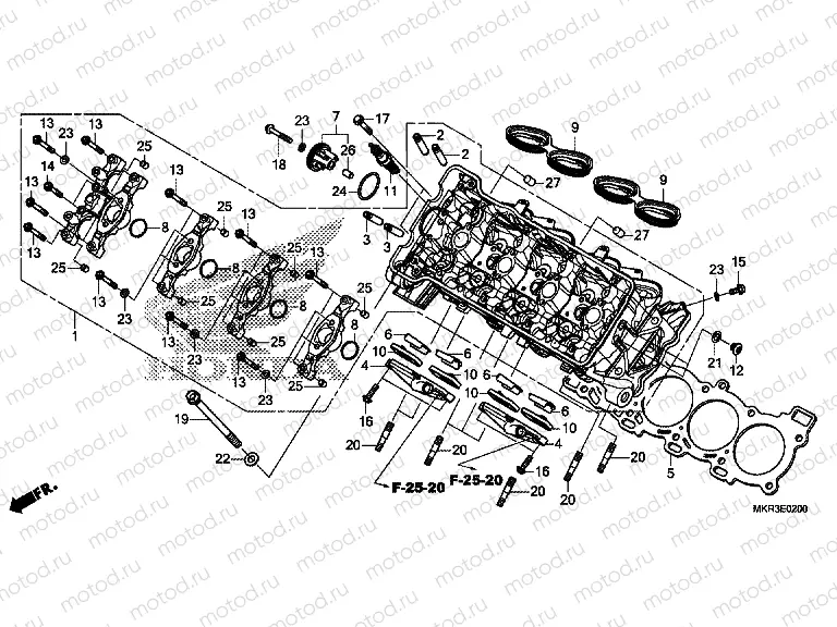 E-2 CYLINDER HEAD