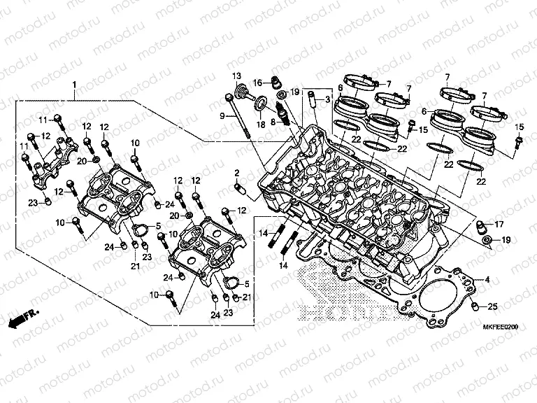 E-2 CYLINDER HEAD