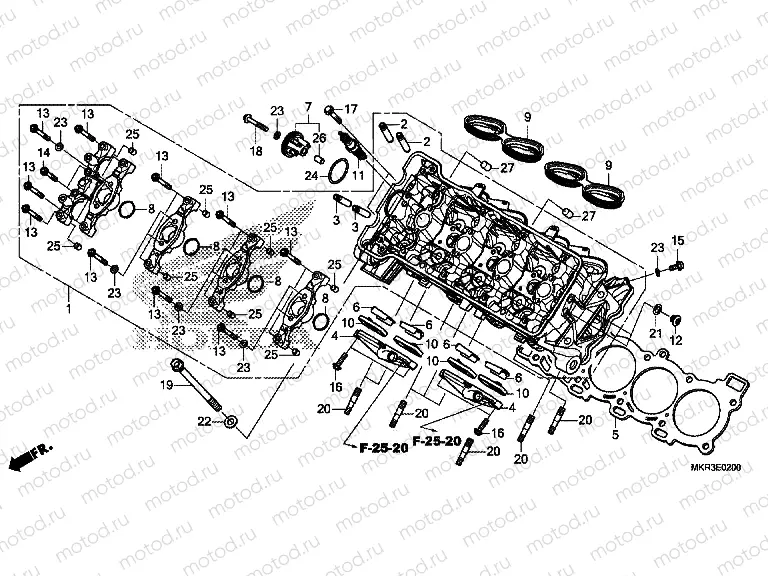 E-2 CYLINDER HEAD