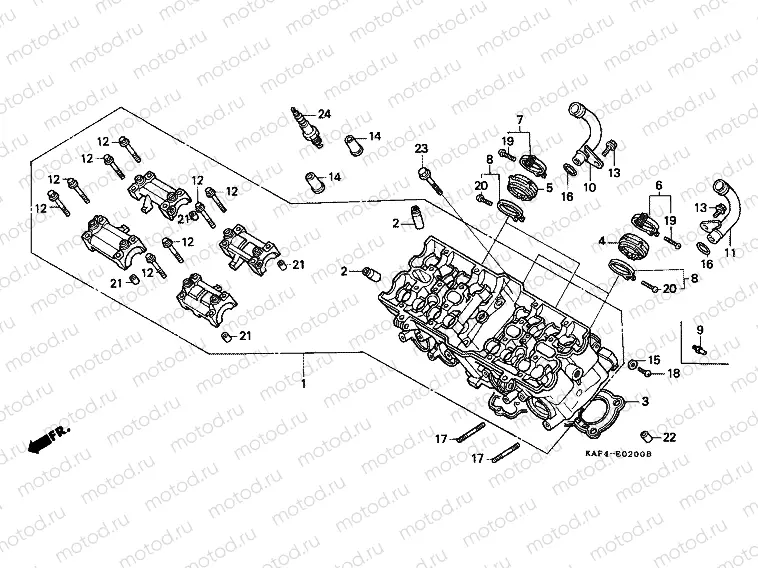 E-2 CYLINDER HEAD