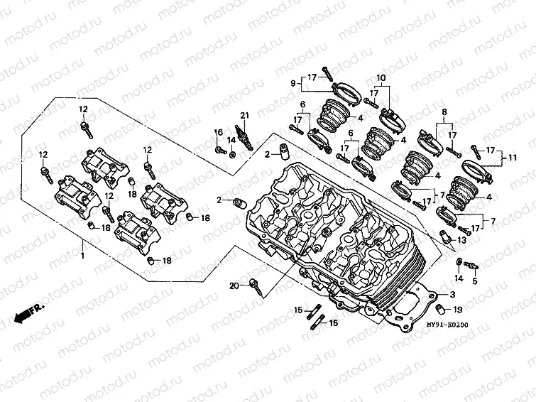 E-2 CYLINDER HEAD