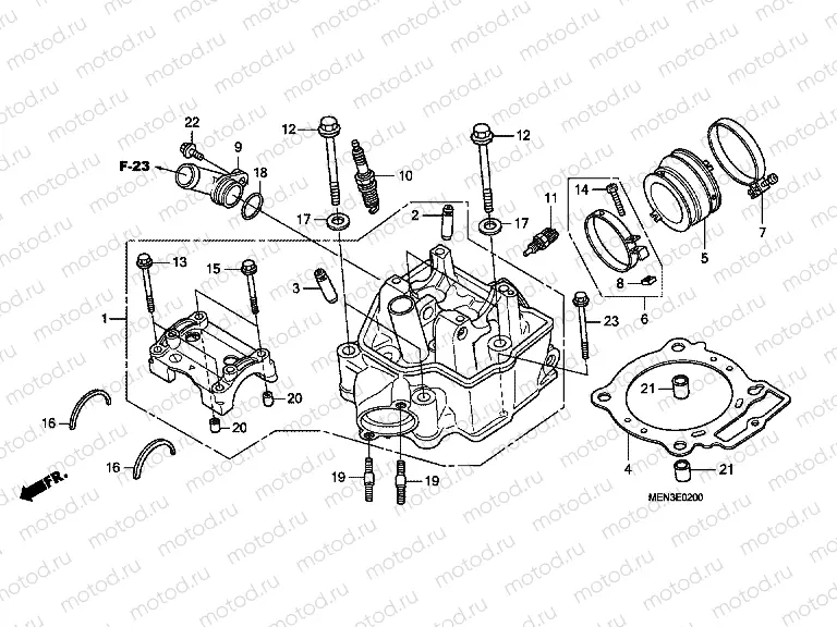 E-2 CYLINDER HEAD
