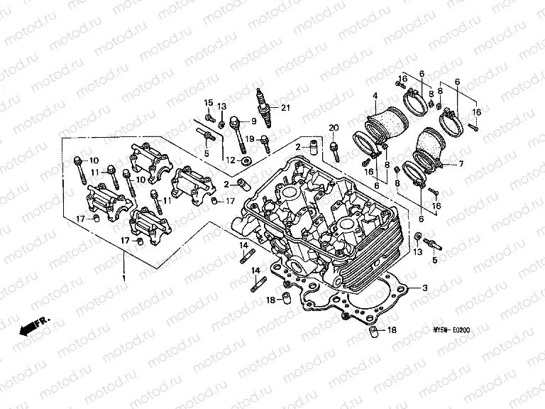 E-2 CYLINDER HEAD