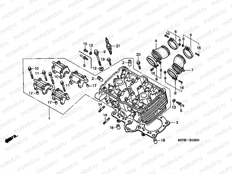 E-2 CYLINDER HEAD
