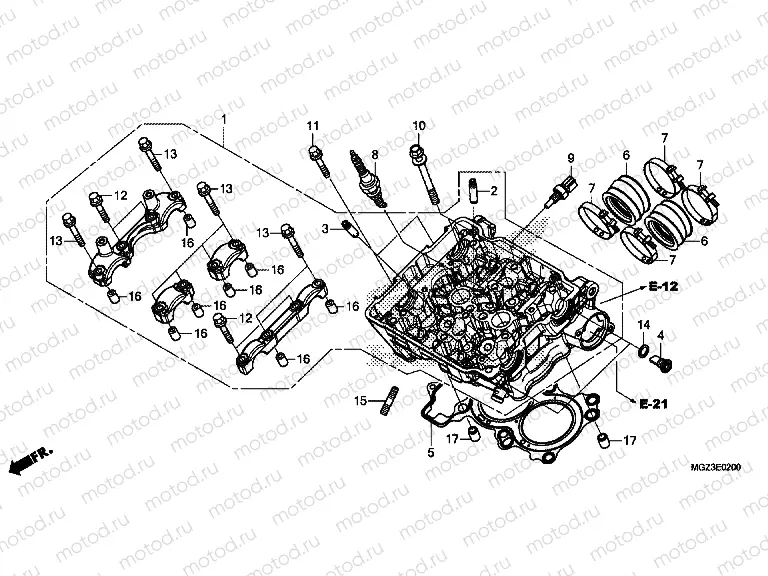 E-2 CYLINDER HEAD