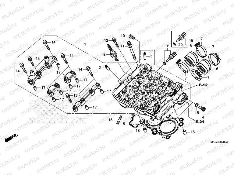 E-2 CYLINDER HEAD
