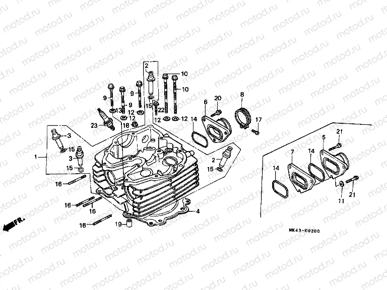 E-2 CYLINDER HEAD