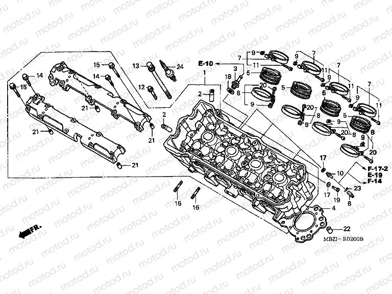 E-2 CYLINDER HEAD