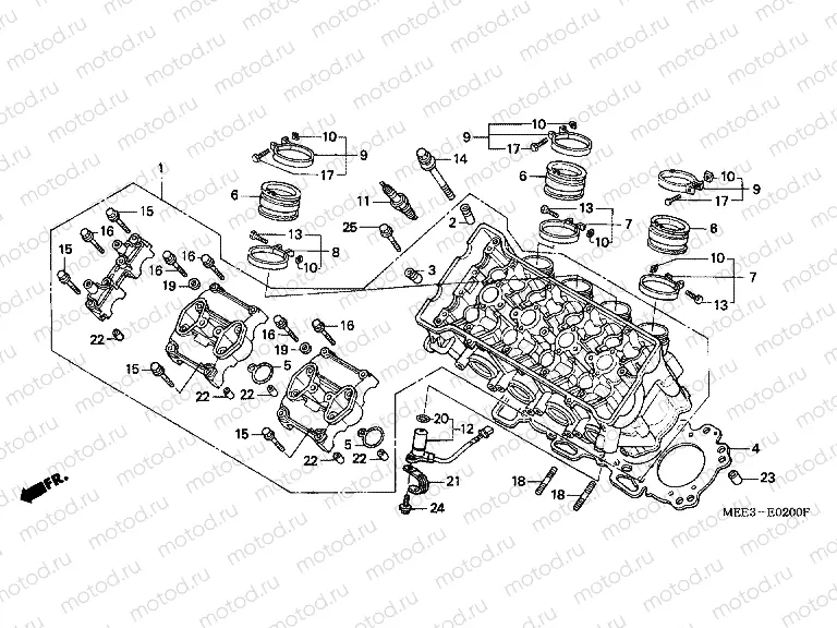 E-2 CYLINDER HEAD