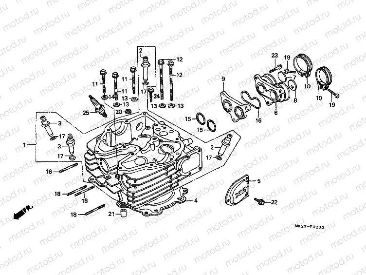 E-2 CYLINDER HEAD