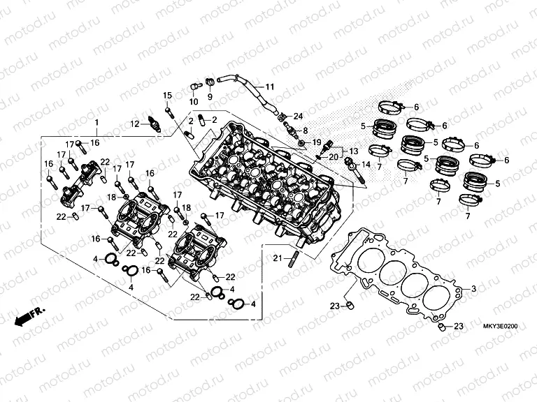 E-2 CYLINDER HEAD