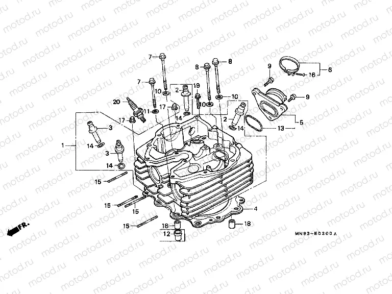 E-2 CYLINDER HEAD