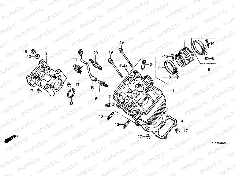 E-2 CYLINDER HEAD
