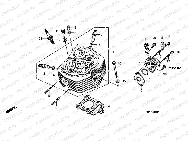 E-2 CYLINDER HEAD