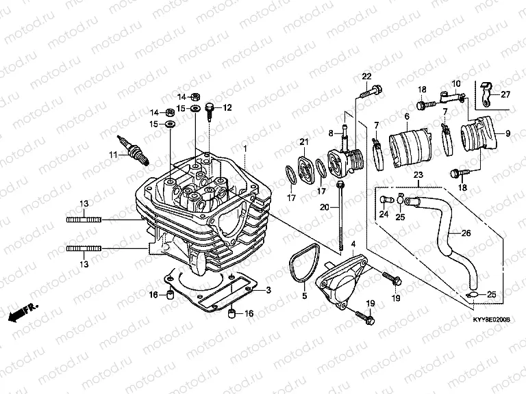 E-2 CYLINDER HEAD